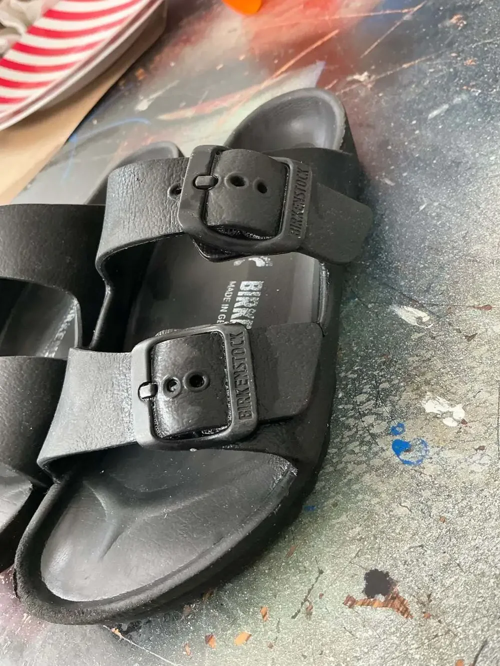 Birkenstock Arizona EVA Kids Waterproof Slide Sandals - Black